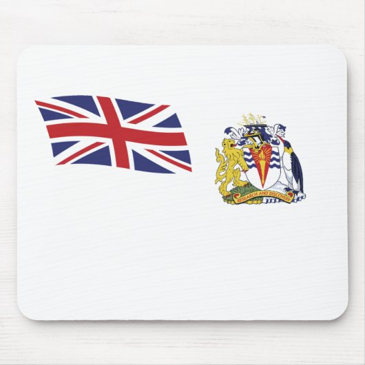 Britse Antarctische Vlag Muismat (Voorkant)