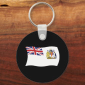 Britse Antarctische Vlag Sleutelhanger (Voorkant)