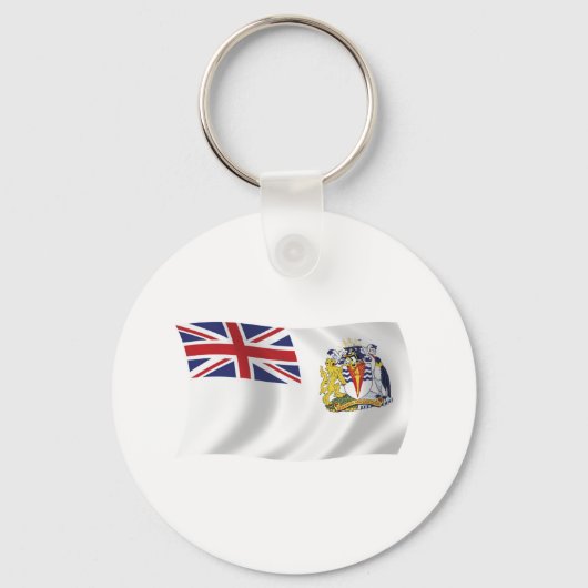 Britse Antarctische Vlag Sleutelhanger (Voorkant)