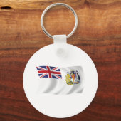 Britse Antarctische Vlag Sleutelhanger (Voorkant)