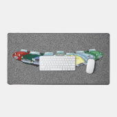 Britse Auto Bureaubladmat Bureaumat (Keyboard & Muis)