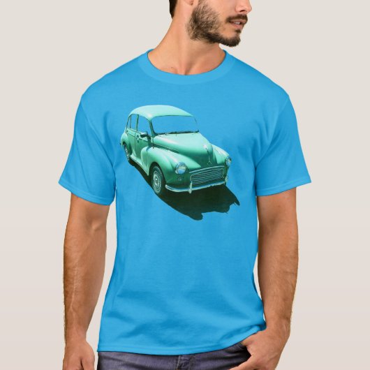  BRITSE AUTO: KLASSIEKE MORRIS MINOR T-SHIRT (Voorkant)