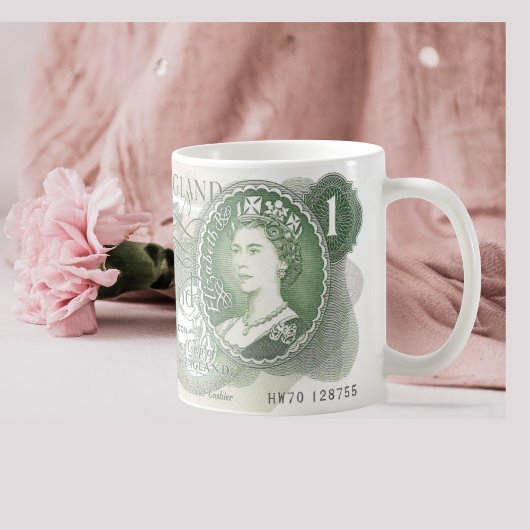 Britse bankbiljet Mok - 1970 One Pound Note op Mok