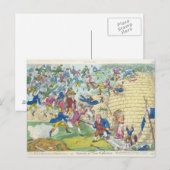 Britse belastingverlichting of zwerm briefkaart (Voorkant / Achterkant)