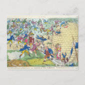 Britse belastingverlichting of zwerm briefkaart (Voorkant)