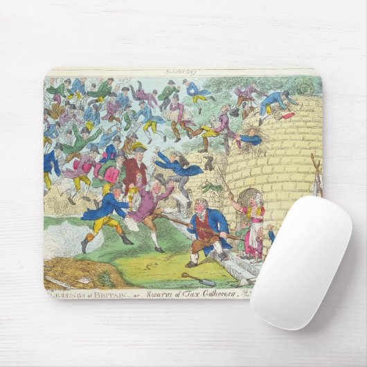 Britse belastingverlichting of zwerm muismat (Met muis)