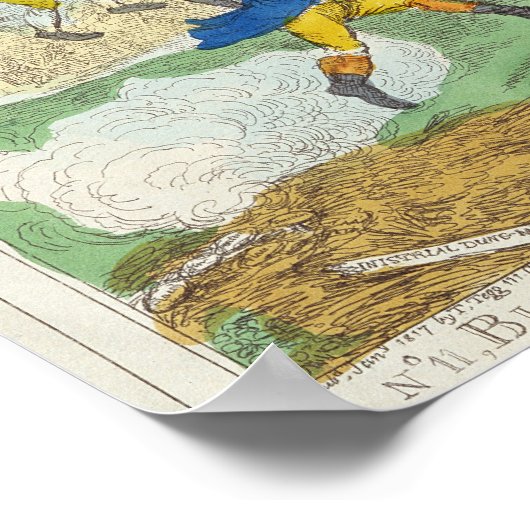 Britse belastingverlichting of zwerm poster (Hoek)