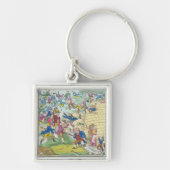 Britse belastingverlichting of zwerm sleutelhanger (Voorkant)