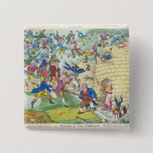 Britse belastingverlichting of zwerm vierkante button 5,1 cm