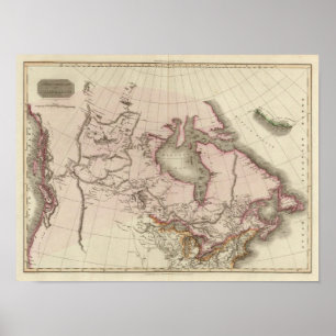 Britse bezittingen in Noord-Amerika Poster