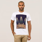 Britse boksring Gym. T-shirt (Voorkant volledig)