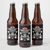 Britse burgerschapscadeaus bier etiket (Flessen)