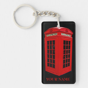 Britse callbox-sleutelhanger sleutelhanger