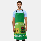 Britse Cheddar Cheese and Pickle-liefhebbers Schort (Gedragen)