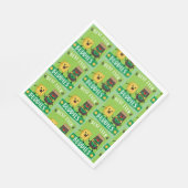 Britse Cheddar Cheese and Pickle-liefhebbers Servet (Hoek)