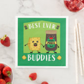 Britse Cheddar Cheese and Pickle-liefhebbers Servet (Insitu)