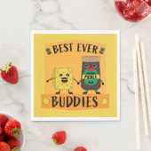 Britse Cheddar Cheese and Pickle-liefhebbers Servet (Insitu)