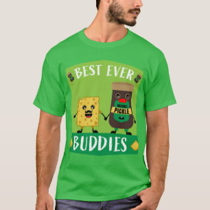 Britse Cheddar Cheese and Pickle-liefhebbers T-shirt