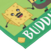 Britse Cheddar Cheese and Pickle-liefhebbers Tafelkleed (Gekanteld)