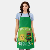 Britse Cheddar Kaas En Pickle liefhebbers Schort (Gedragen)