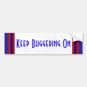 britse churchill wil blijven buggen bumpersticker