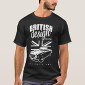 Britse Classic Super Car Triumph TR6 T-shirt (Voorkant)