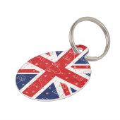 Britse Cockapoo Union Jack hondenpenning | Mooie h Huisdierpenning (Zijkant)