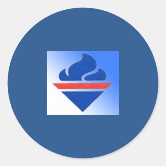 Britse Conservatieve Partij Oude Logo Ronde Sticker (Voorkant)