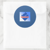 Britse Conservatieve Partij Oude Logo Ronde Sticker (Tas)