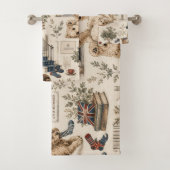 Britse Cottagecore Cockapoo Bad Handdoek (Insitu)