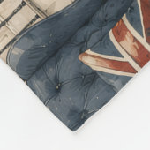 Britse Cottagecore Cockapoo Fleece Deken (Hoek)