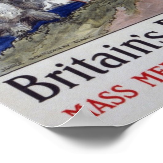 Britse Dag Poster (Hoek)