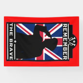 Britse dag van de strijdkrachten spandoek (Horizontaal)