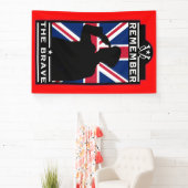 Britse dag van de strijdkrachten spandoek (Insitu)