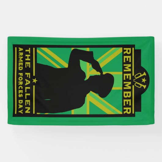 Britse dag van de strijdkrachten spandoek (Horizontaal)