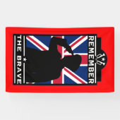 Britse dag van de strijdkrachten spandoek (Horizontaal)