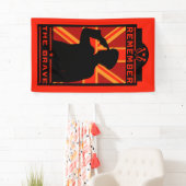 Britse dag van de strijdkrachten spandoek (Insitu)