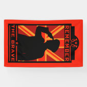 Britse dag van de strijdkrachten spandoek (Horizontaal)