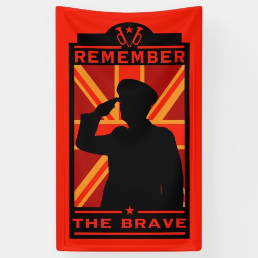 Britse dag van de strijdkrachten spandoek (Verticaal)