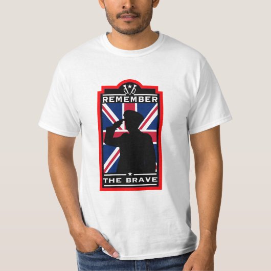 Britse dag van de strijdkrachten t-shirt (Voorkant)