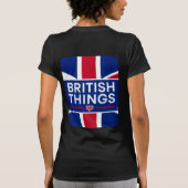Britse Dingen dames t-shirt (Achterkant)