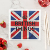 Britse dingen papieren servetten (Insitu)