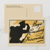  Britse Eerste Wereldoorlog Briefkaart (Voorkant / Achterkant)