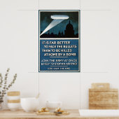 Britse Eerste Wereldoorlog Propagandaposter Zeppel Poster (Keuken)