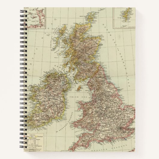 Britse eilanden 10 notitieboek (Voorkant)