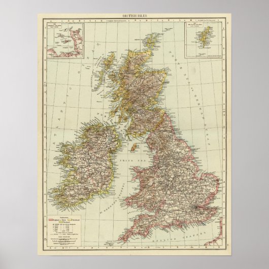 Britse eilanden 10 poster (Voorkant)