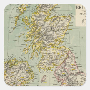 Britse eilanden 11 vierkante sticker