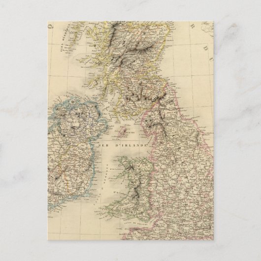 Britse eilanden 2 briefkaart (Voorkant)