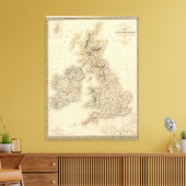 Britse eilanden 2 canvas afdruk (Insitu (Woonkamer))