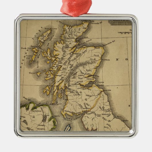 Britse eilanden 2 metalen ornament (Voorkant)